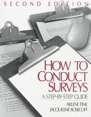 Front cover of How to conduct surveys by Arlene Fink