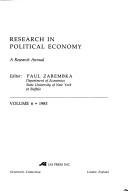 Cover of Research in Political Economy, 1983 (Research in Political Economy) by Paul Zarembka