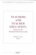 Front cover of Teachers and Teacher Education by Marilyn J. Guy