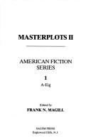 Front cover of Masterplots II by Frank N. Magill