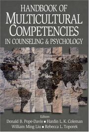 Front cover of Handbook of multicultural competencies in counseling & psychology by Donald B. Pope-Davis