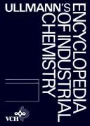 Front cover of Ullmann's Encyclopedia of Industrial Chemistry by Barbara Elvers