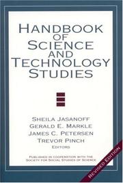 Cover of Handbook of science and technology studies by Sheila Jasanoff