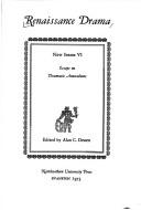 Cover of Renaissance Drama by Alan C. Dessen