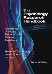 Cover of The psychology research handbook by Frederick T. L. Leong
