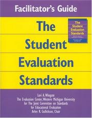 Front cover of The student evaluation standards by Lori A Wingate