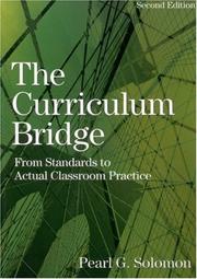 Cover of The curriculum bridge by Pearl G. Solomon