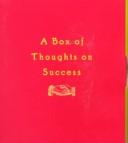 Cover of A Box of Thoughts on Success (Box of Thoughts) by H Klein