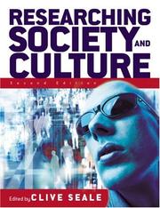 Front cover of Researching Society and Culture by Clive Seale