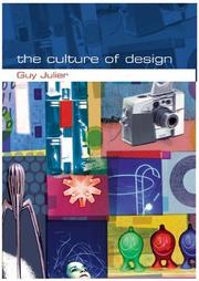 Front cover of The culture of design by Guy Julier