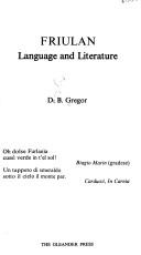 Cover of Friulan by D. B. Gregor