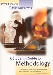 Cover of Student's Guide to Methodology by Peter Clough