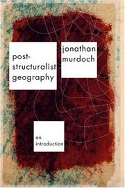 Cover of Post-structuralist Geography by Jon Murdoch