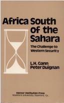Cover of Africa south of the Sahara by Lewis H. Gann