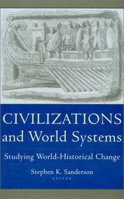 Cover of Civilizations and World Systems by Stephen K. Sanderson