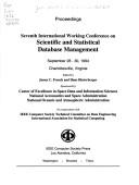 Front cover of Seventh International Working Conference on Scientific and Statistical Database Management by International Working Conference on Statistical and Scientific Data Base Management (7th 1994 Charlottesville, Va.)