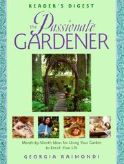 Front cover of The passionate gardener by Georgia Raimondi