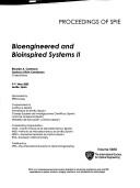 Front cover of Bioengineered And Bioinspired Systems II by Ricardo A. Carmona