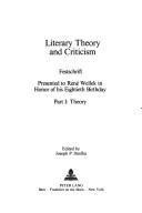 Cover of Literary Theory and Criticism by Joseph P. Strelka