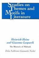 Front cover of Heinrich Heine and Giacomo Leopardi by Delia Fabbroni-Giannotti Nisbet