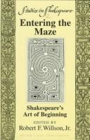 Cover of Entering the Maze by Robert F., Jr. Willson