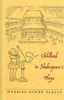 Cover of Childhood in Shakespeare's Plays by Morriss Henry Partee