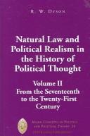 Cover of Natural law and political realism in the history of political thought by R. W. Dyson