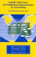 Front cover of Cabell's Directory of Publishing Opportunities in Accounting by David W. E. Cabell