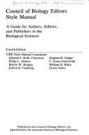 Front cover of Council of Biology Editors style manual by Council of Biology Editors. Style Manual Committee.