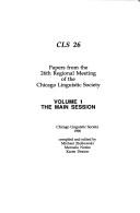 Front cover of Cls 26: Papers from the 26th Annual Regional Meeting of the Chicago Linguistic Society by Michael Ziolkowski