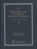 Front cover of Regulatory law and policy by Sidney A. Shapiro