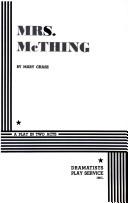Cover of Mrs. McThing by Mary Chase