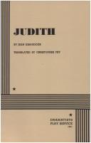 Cover of Judith by Jean Giraudoux