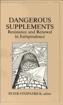 Cover of Dangerous Supplements by Peter Fitzpatrick