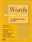 Front cover of Words for Students of English by Holly Deemer Rogerson