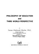 Front cover of Philosophy of education and Third World perspective by Festus Chukwudi Okafor