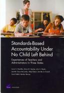 Front cover of Standards-Based Accountability Under No Child Left Behind by Laura S. Hamilton