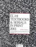 Cover of El-Hi Textbooks & Serials in Print 2001 by R. R. Bowker