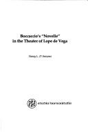 Front cover of Boccaccios Novelle in the Theater of Lope De Vega by Nancy L. D'Antuono