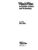 Front cover of Who's Who in Frontier Science & Technology by Marquis Who's Who