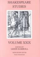 Cover of Shakespeare Studies by Leeds Barroll