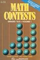 Cover of Math contests--grades 7 & 8 by Steven R. Conrad