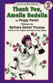 Front cover of Thank You, Amelia Bedelia by Peggy Parish