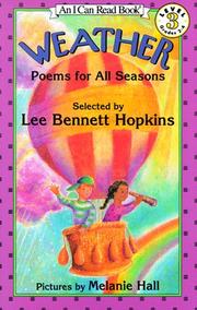 Front cover of Weather by Lee B. Hopkins