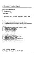 Cover of Organometallic Chemistry by F. Gordon A. Stone
