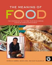 Cover of The meaning of food by Patricia Harris