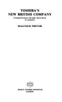 Front cover of Toshiba's New British Company by Malcolm Trevor