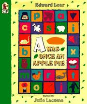 Cover of A Was Once an Apple Pie by Edward Lear