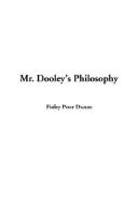 Cover of Mr. Dooley's Philosophy by Finley Peter Dunne