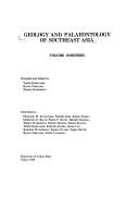 Front cover of Geology and Paleontology of Sou (Geology & Palaeontology of Southeast Asia) by Unknown